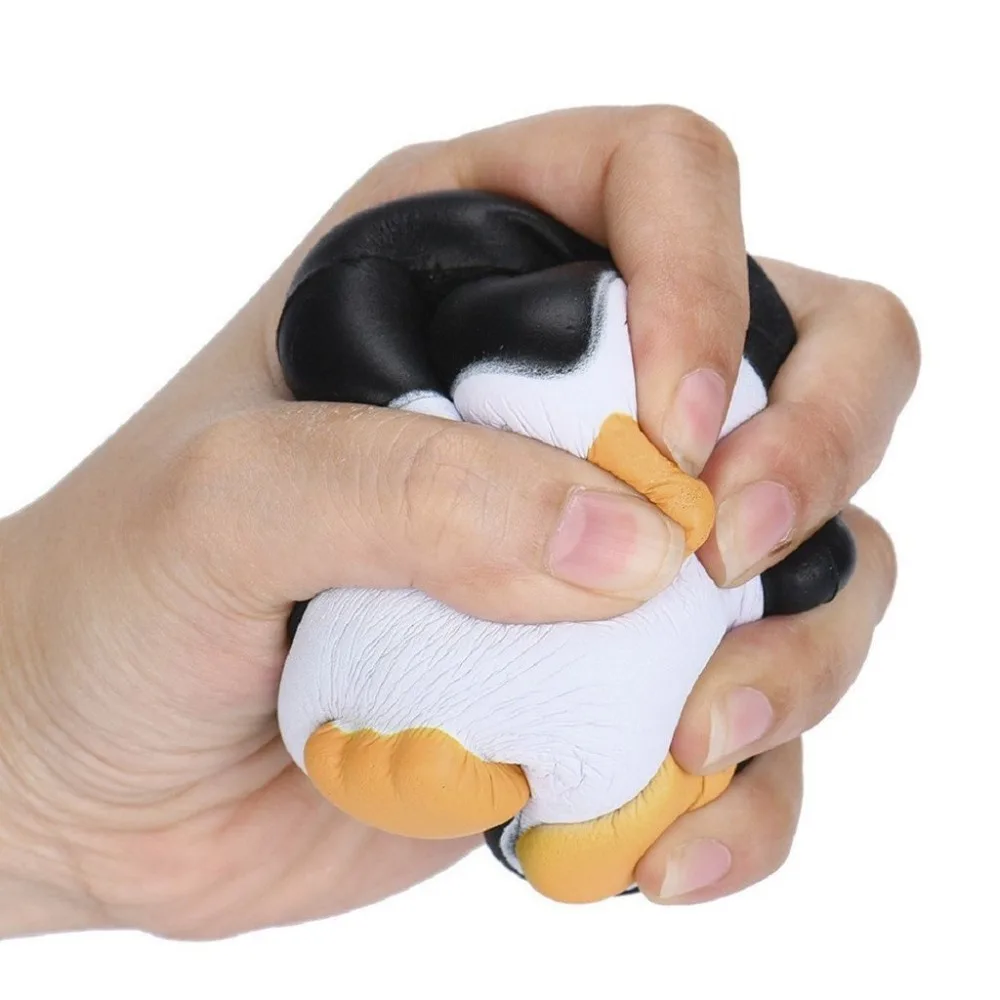Игрушка в виде пингвинов животных медленно поднимающийся jumbo Антистресс игрушка для снятия стресса, squeeze игрушки для детей, подарок на год антистресс