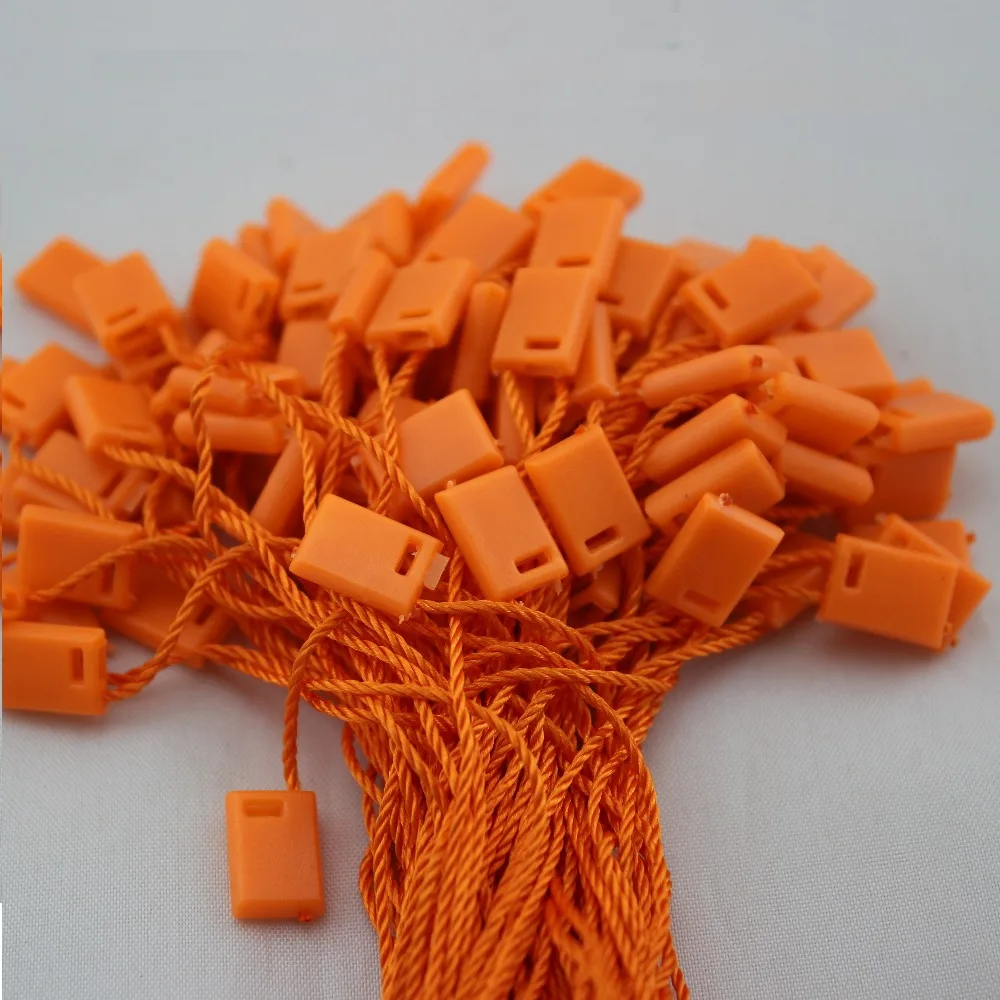 Hang Tag String Orange 7'' Garment Hang Tag Cord 500 Pieces/Lot Free