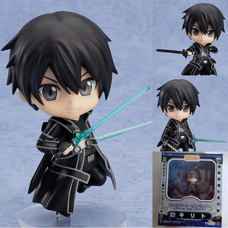 Sword Art Online милый Nendoroid " Sword Art Online kitito ПВХ фигурка Коллекционная модель игрушки#295 10 см Y6246