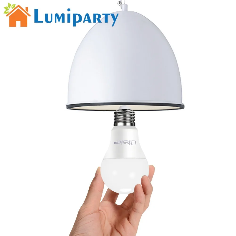 LumiParty 6 Упакованные A19 E26/E27 светодиодный лампы 60 ВАТТ эквивалент 11W Дневной