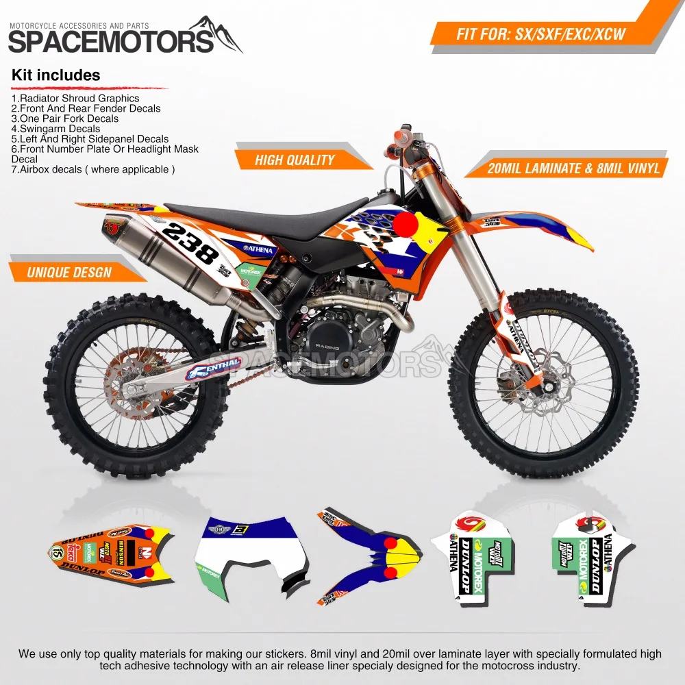 MX 3M wrap skin stickers decals graphics kit for