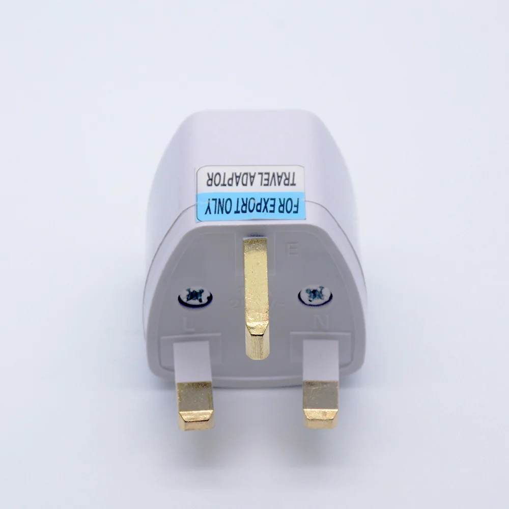 Универсальный 3Pin UK HK AC дорожный разъем питания US/EU/AU в UK/HK 3 Pin конвертировать