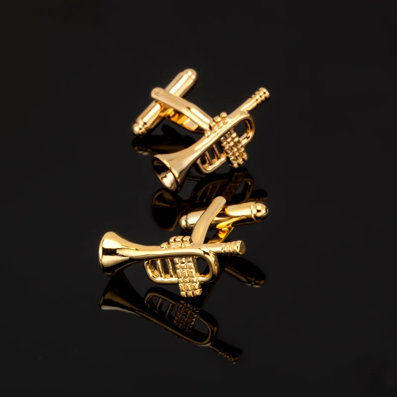 Xk423 The Golden Horn Cufflinks Highend Men's Cufflinks Wholesale And