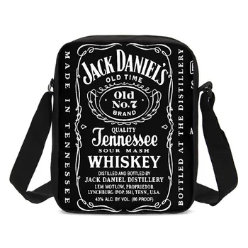 

Small Crossbody Bags For Men Women Fashion Luxury Whisky Letter 3D Printing Messenger Bag Handbags Casual Shouler Bag Sling Bags