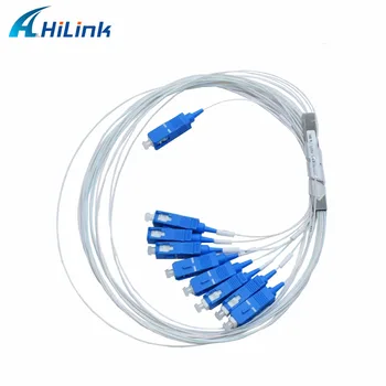 

Hilink (10pcs )1*8 Steel Tube type 0.9mm PLC splitter SC/UPC/APC