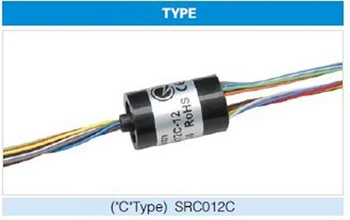 

SRC-012C 18 Channels Capsule Slip Ring Rotation Joint for Signal Transmit DIY Electric Collection Rings Connector 2A Slipring