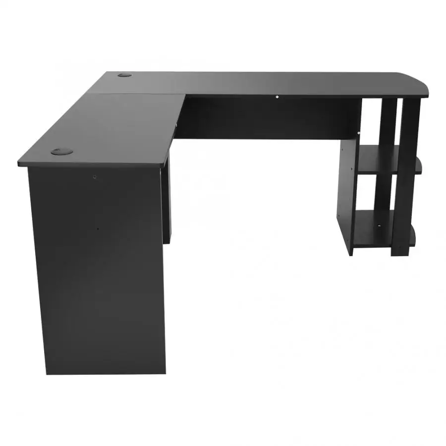 Универсальный деревянный Офисный Компьютерный письменный стол домашний игровой ПК мебель угловой стол черный белый
