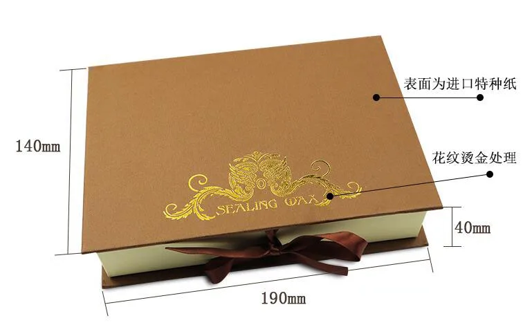 Gecko восковая печать штамп набор Винтажный Классический воск комплект печатей для карт конверты, приглашения, винные пакеты