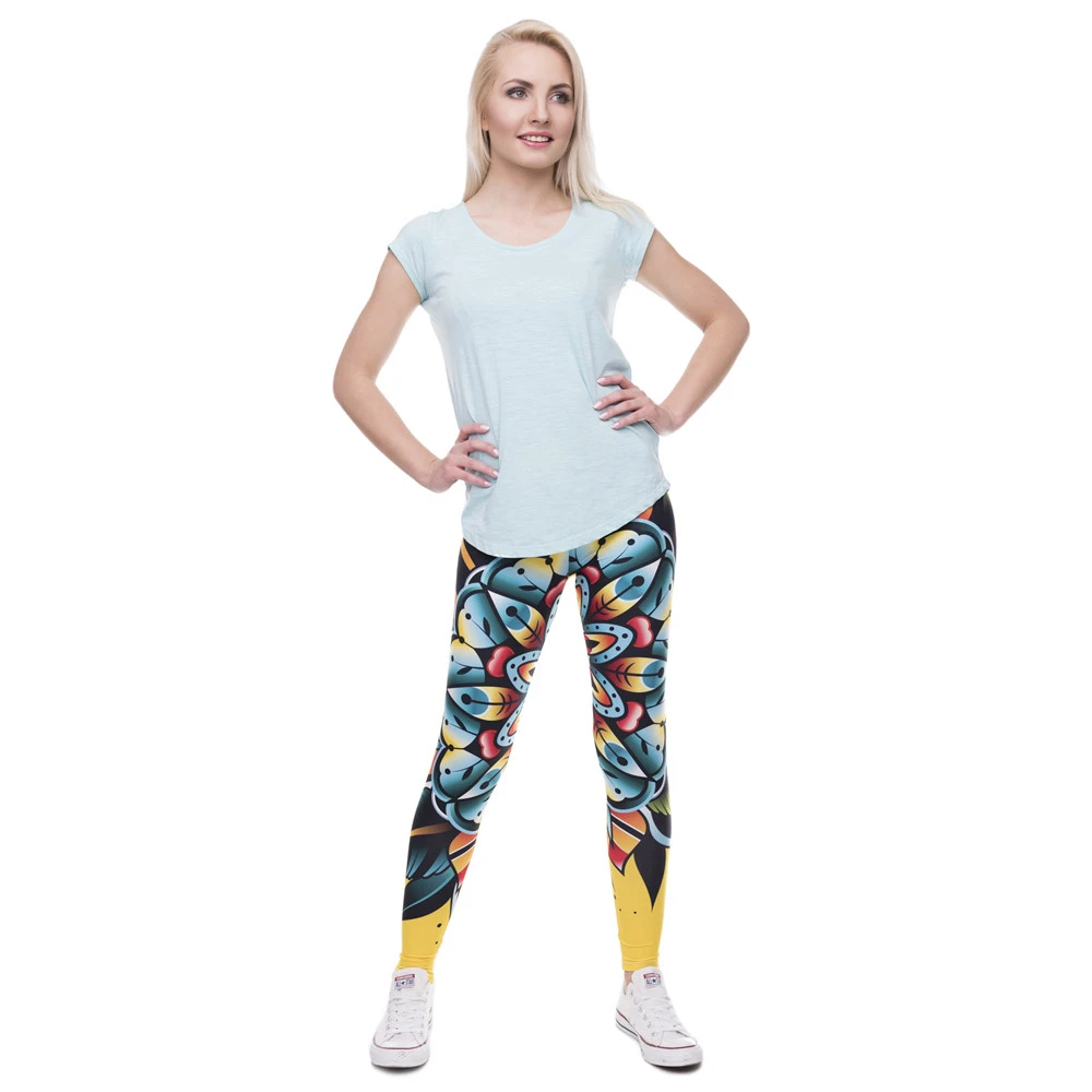 Женские леггинсы с рисунком высокой талией|legging high|women fashion leggingswomen leggings |