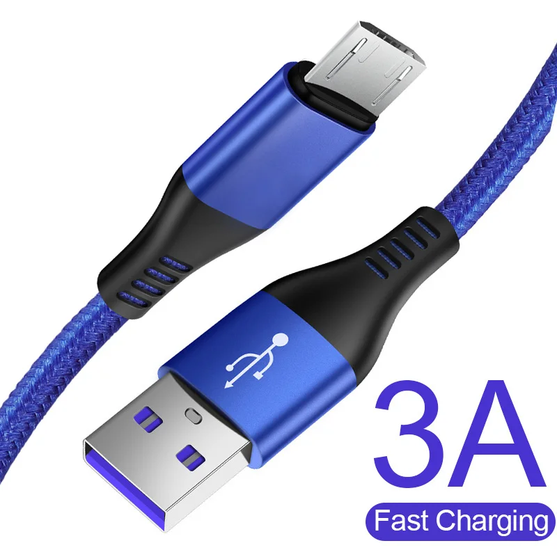 3A المصغّر usb كابل سريع شحن سلك Microusb كابل الشاحن لسامسونج A7 2018 S7 Xiaomi Redmi ملاحظة 5 شاحن هاتف محمول يعمل بنظام تشغيل أندرويد كابلات 3A المصغّر usb كابل سريع شحن سلك Microusb كابل الشاحن لسامسونج A7 2018 S7 Xiaomi Redmi ملاحظة 5 شاحن هاتف محمول يعمل بنظام تشغيل أندرويد كابلات