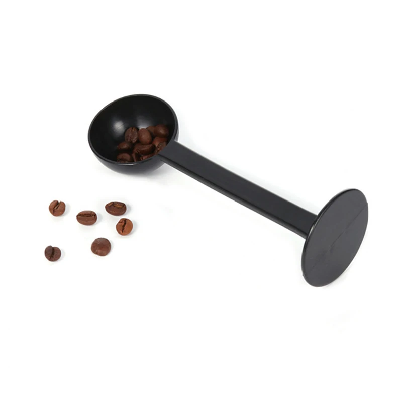 2 в 1 10 г мерная ложка трамбовка кофе трамбовочная черная Экспресс-подставка кофейная чайная посуда мерные ложки кухонный инструмент Аксессуары
