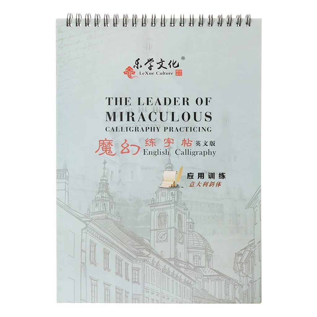 

3D Reusable Groove Italian Italic English Letter Alphabet Calligraphy Handwriting Copybook Auto Fades Practice Book For Children