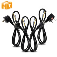 Осветительные силовые шнуры 0,75 мм 2pin 3pin EU/US/AU/UK вилка силовая линия 1,5 метров
