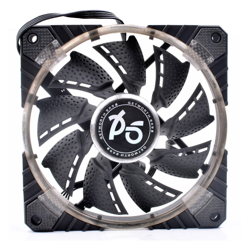 ID-cooling HA12025L12F-Z 12 см 12025 120x120x25 мм 12 В 0.20A 4 линии 4pin SE серии радиатор RGB Вентилятор охлаждения