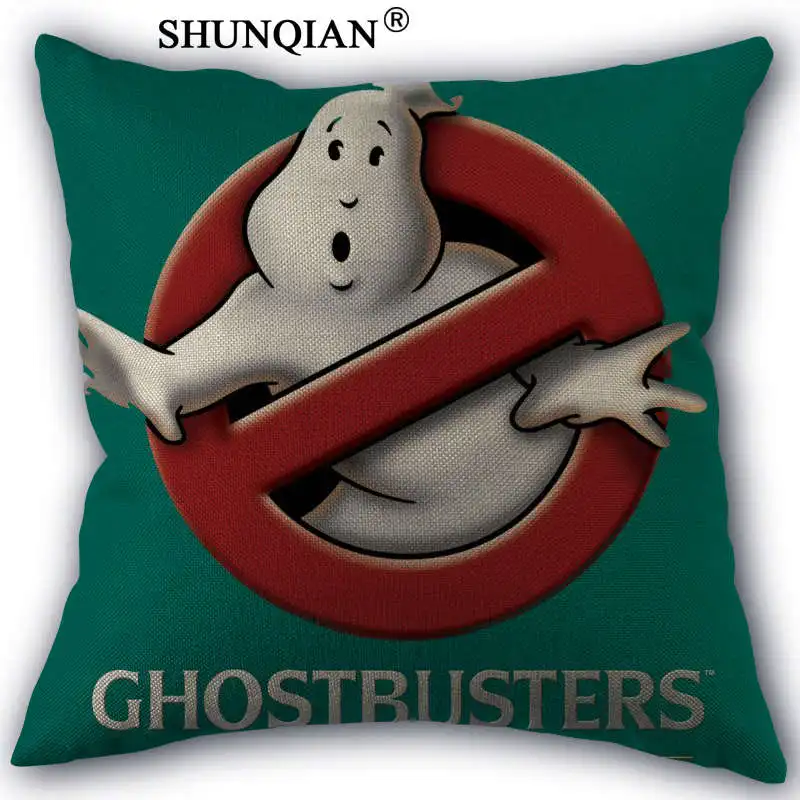pillow cases WJY418 Ghostbusters наволочки на заказ с одной стороны размером 45*45, декоративная наволочка см декоративный хлопок льняная наволочка - Цвет: pillow cases