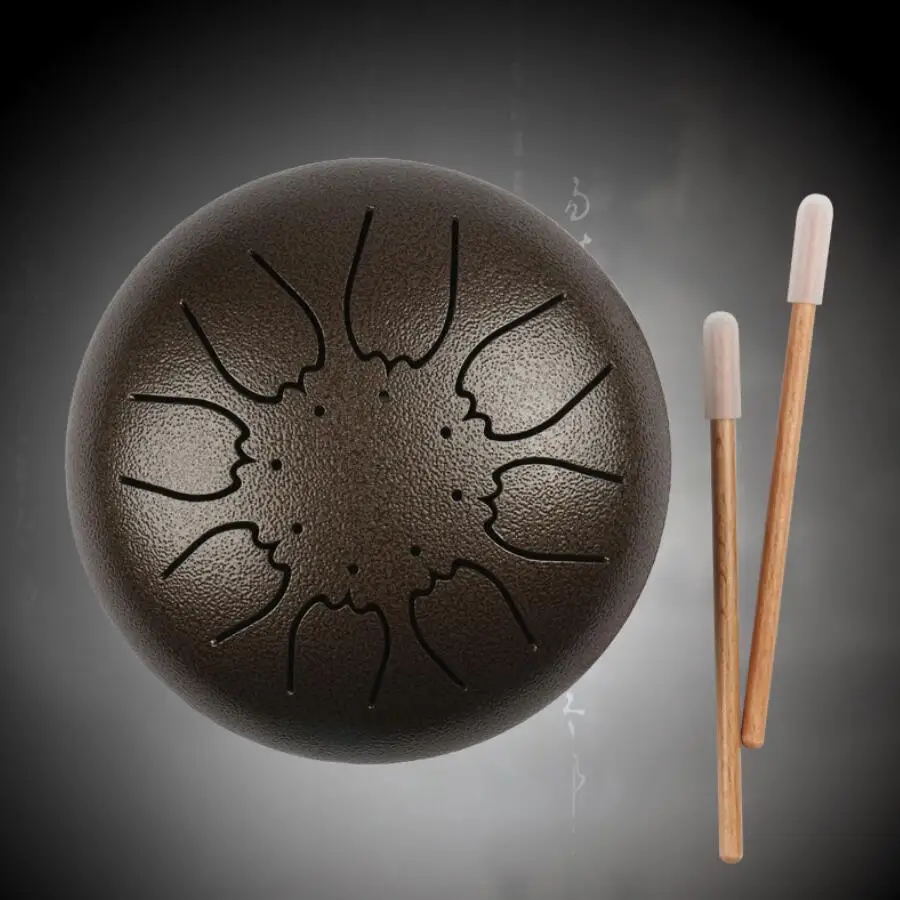 7 tones adult children's steel tongue drum alloy hangdrum calm heart