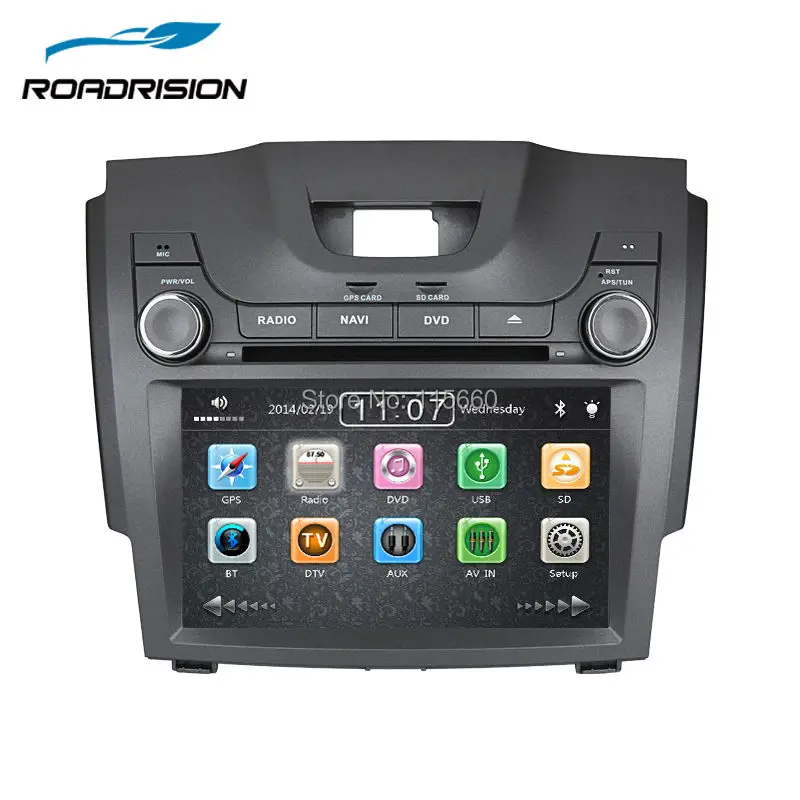 Roadrision 8 дюймов Автомобильный DVD Automotivo для Chevrolet S10/Isuzu Dmax с 3G Bluetooth IPOD SWC бесплатно ГБ