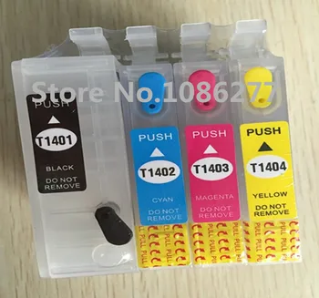 Plavetink 100 ミリリットルボトルプリンタ染料インク詰め替え 4 色エプソンT0711 T0712 T0713 T0714 T0715 dx 8400 詰め替えカートリッジ