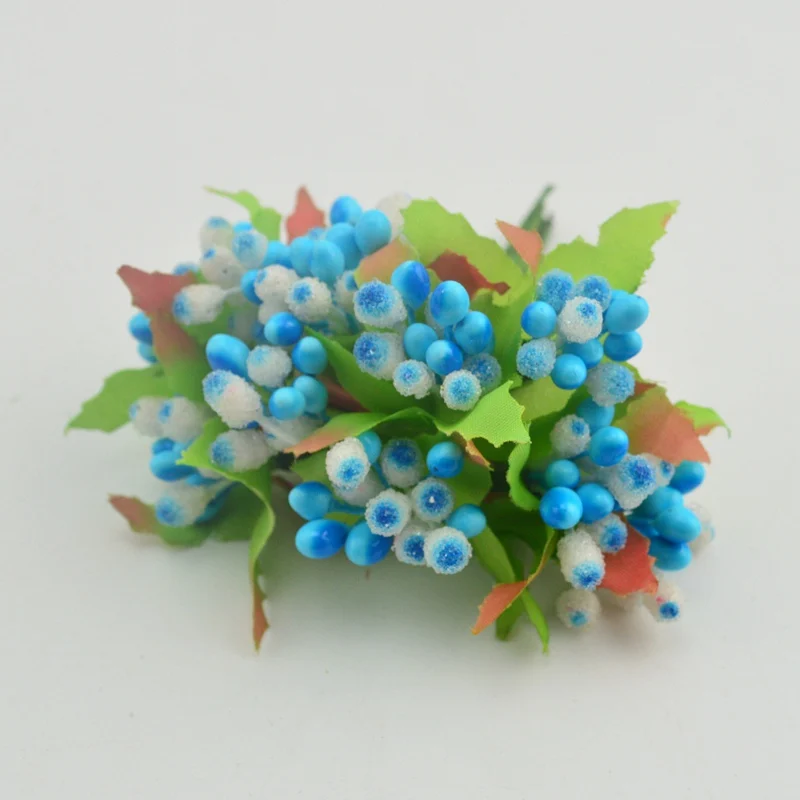 10 шт Мини ягоды тычинки искусственный цветок свадебное украшение для альбома DIY ВЕНОК подарок ремесло цветок