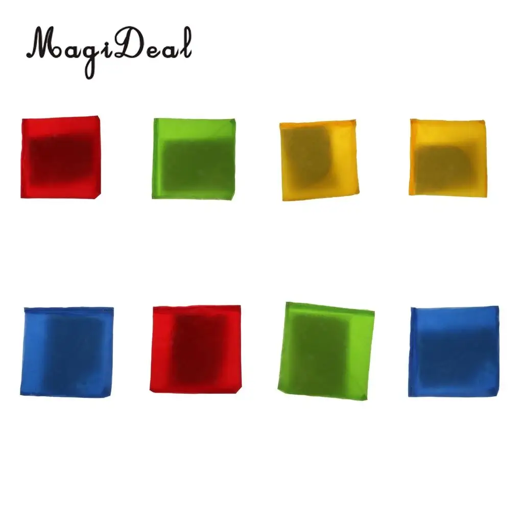 MagiDeal 8 Pieces Double Layer Cornhole Bag - Bean Bag for Tossing Corn Hole Game