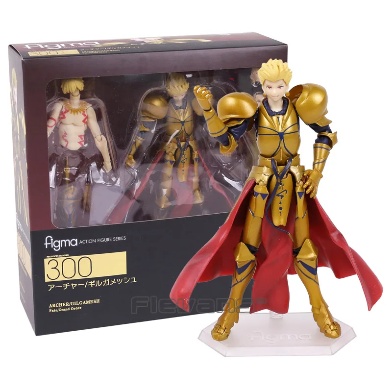 Fate Grand Order figma 300 Archer Gilgamesh ПВХ фигурка Коллекционная модель игрушки Brinquedos 15 см