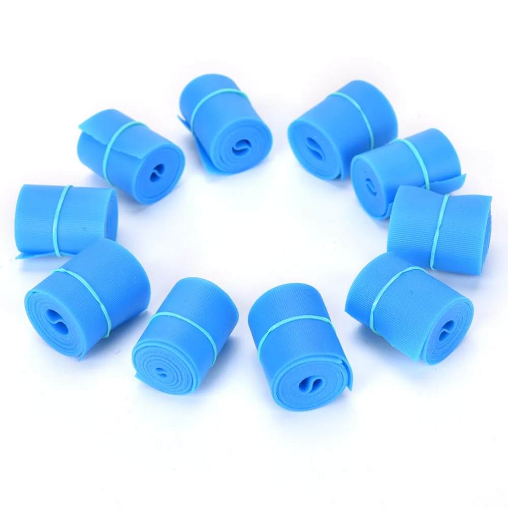 

5PCS Blue Practical First Aid Supplies Latex Medical Tourniquet Outdoor Emergency Necessities Stop Bleeding Strap