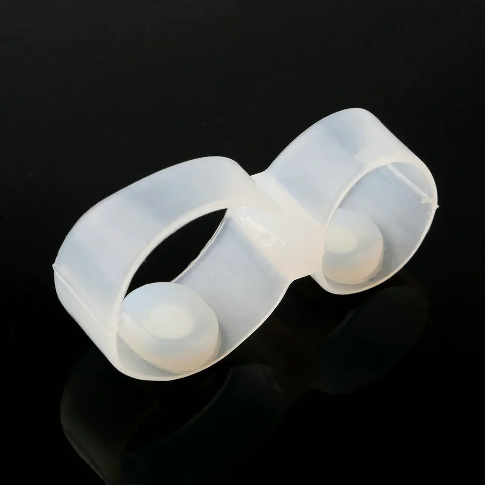 1 Pair Magnetic Silicon Diet Slimming Foot Double Toe Ring Weight Loss Diet Massage Fitness Slimming 2017 Best selling