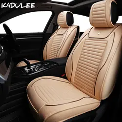 Kadulee льна универсальное автокресло крышка для BMW E46 F10 E30 E90 E34 E39 F30 E60 F11 X3 E83 X5 E53 F20 автомобильные аксессуары для укладки волос