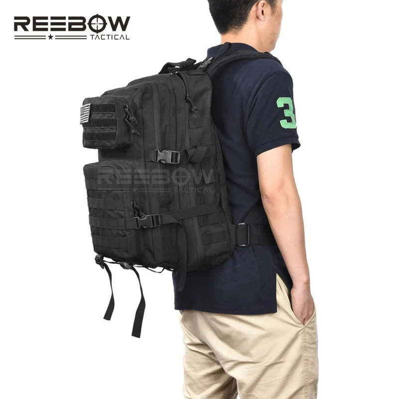Reebow Tactical Military Backpack Army 3 Day Assault Pack Waterproof Reebow Tactical Military Backpack Army 3 Day Assault Pack Waterproof Molle Bug Out Rucksacks Outdoor Hiking Camping Hunting In Climbing Bags From Sports