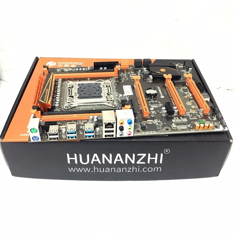 HUANANZHI Deluxe X79 2011 DDR3 PC настольные компьютеры Материнские платы компьютер Материнские платы 3* PCI-E x16 7,1 Звуковая дорожка crossfire