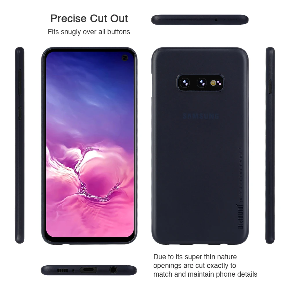 Чехол для samsung Galaxy S10e, ультратонкий 0,3 мм PP матовый чехол для samsung Galaxy S10e Тонкий чехол для телефона с защитой от отпечатков пальцев s10 e