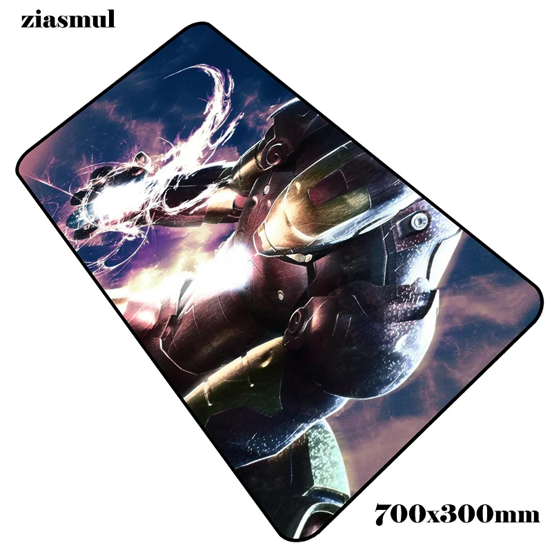 Железный человек padmouse 700x300x2 мм игровой коврик для мыши большой коврик для мыши геймер компьютерный стол HD коврик с принтом notbook mousemate pc