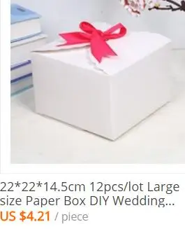 27*21*5 см 20 шт Большая перламутровая бумажная карточная складная коробка для подушки большая розовая красная Подушка подарочная упаковка картонная бумажная коробка