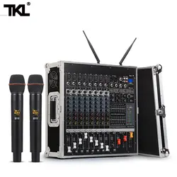 TKL PH2400 мощность усилители домашние смеситель 8 каналов 1200 Вт Professional Stage Performance Airbox беспроводной набор микрофонов