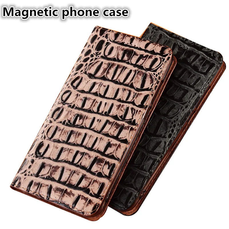  LS10 Magnetic Genuine Leather Flip Phone Case For iPhone 8 Plus Phone Bag For iPhone 8 Plus Flip Ca