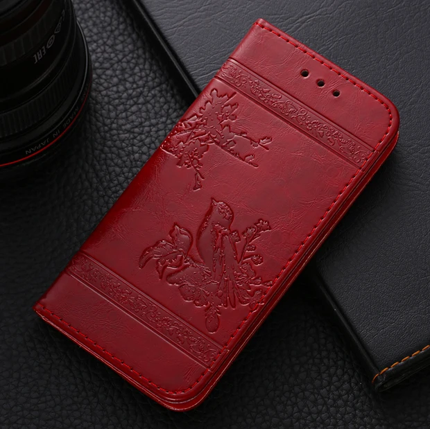 AMMYKI personality charming texture leather back cover 5.0'For HTC Desire 620 620G case 5.0'For HTC Desire 820 Mini case - Цвет: Красный