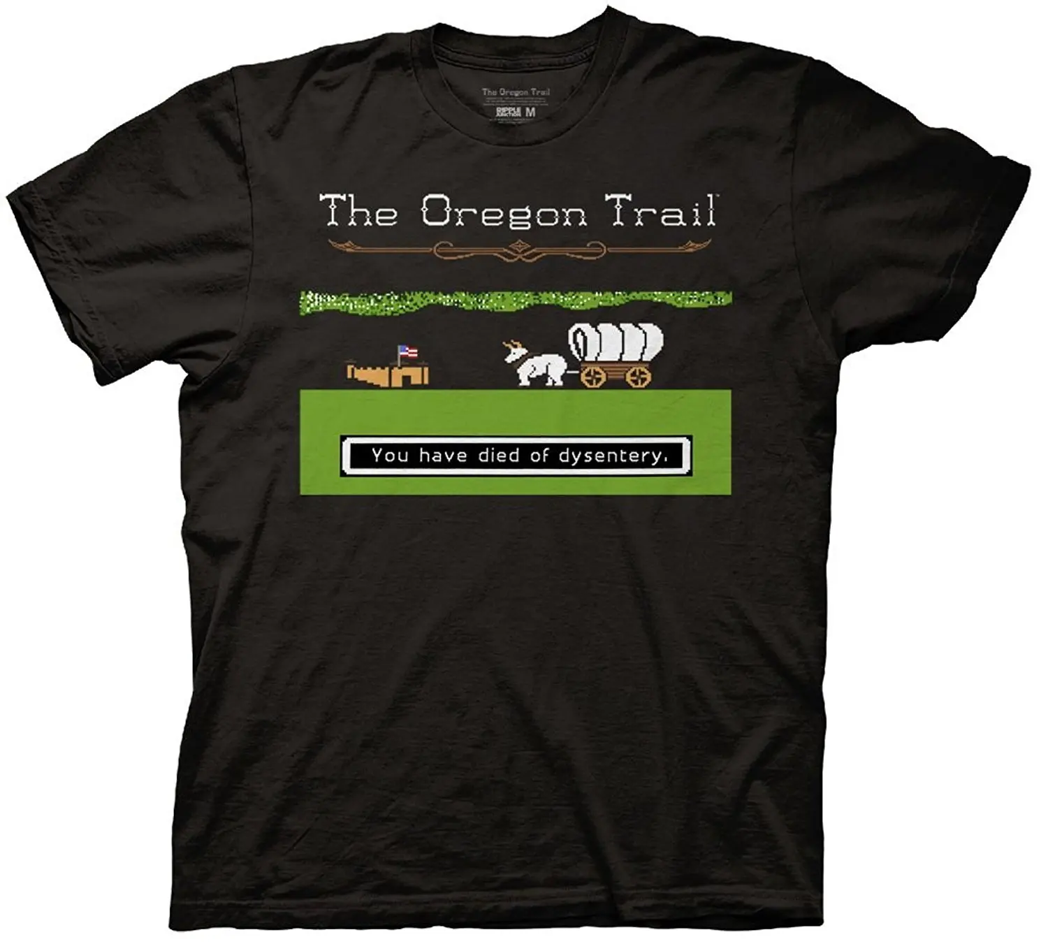 Oregon Trail Game Dysentery Mens Black T shirtin TShirts from Men's