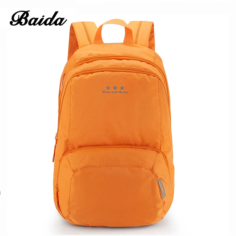 De las mujeres de la moda Mochila sólido breve viaje Mochila para los adolescentes chica chico BAIDA de alta calidad bolsa de la escuela De las mujeres de la moda Mochila sólido breve viaje Mochila para los adolescentes chica chico BAIDA de alta calidad bolsa de la escuela