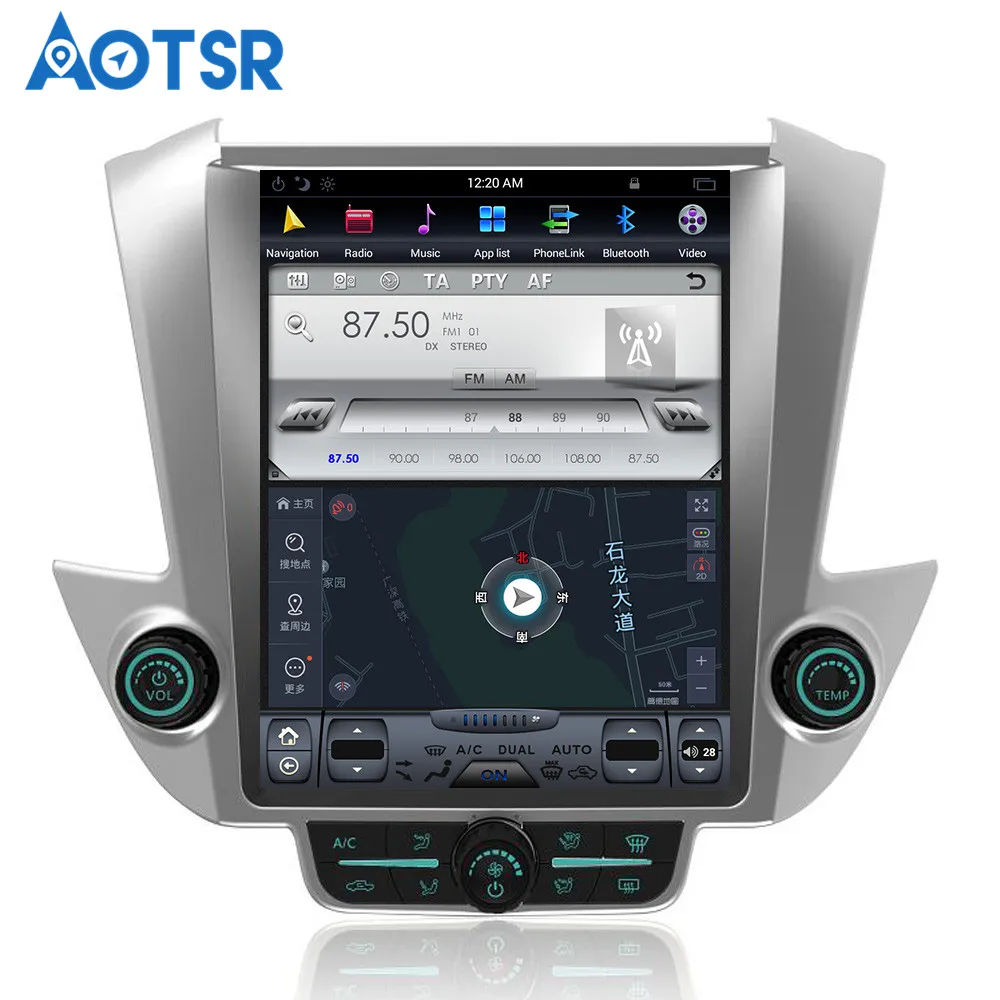 Android8.1 4 Гб 64 ГБ Автомобильный gps навигатор для GMC Yukon Chevrolet Tahoe Suburban 16 17 головное устройство Мультимедиа Радио магнитофон
