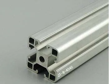 

Customized 4040 Aluminum Extrusion Profile,Free cutting in any Length,Silvery Color