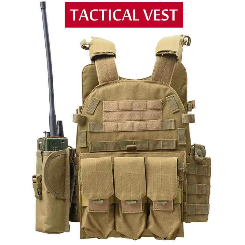 600D Airsoft Tactical Vest Army Hunting Vest Camouflage Military