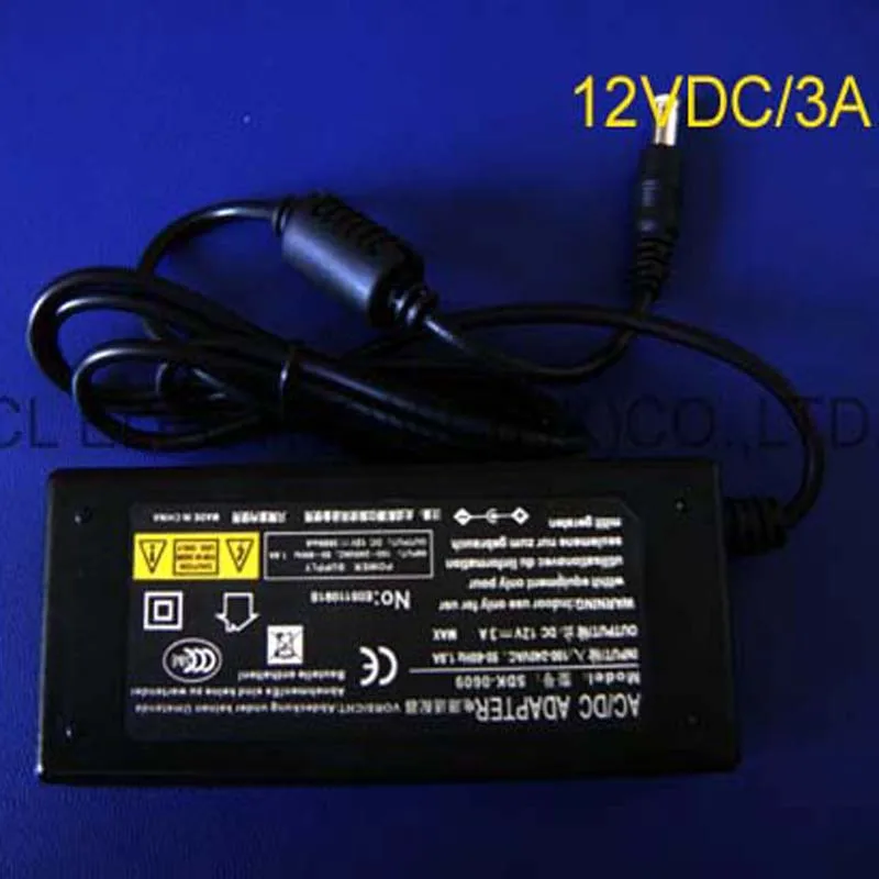 High quality 12V 3A LED Strip Power supply led 12vdc 36W Switching power DC12V adapter free shipping 5pcs/lot | Освещение