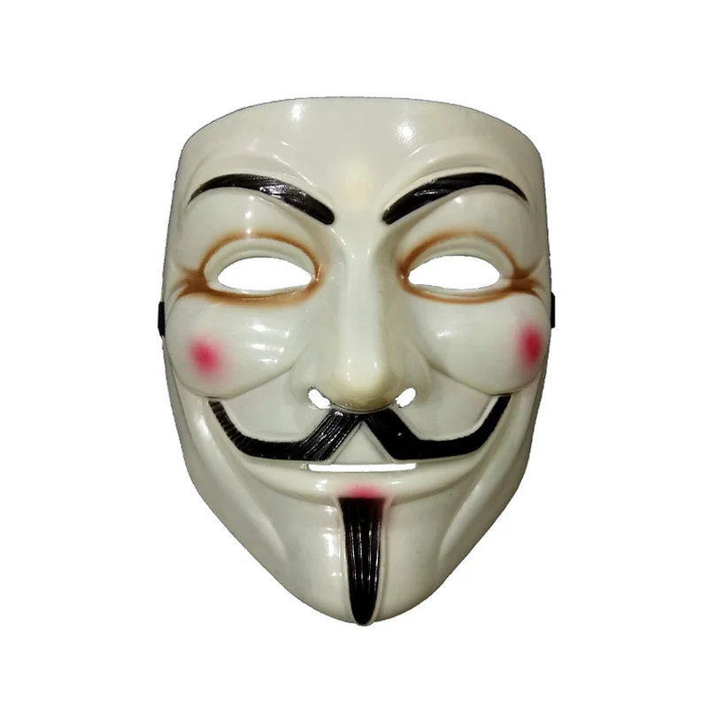 

2019 New Eyeliner V for Vendetta Mask Cosplay Costume Accessory Anonymous Movie Fawkes Halloween Masquerade Party Horror Masks