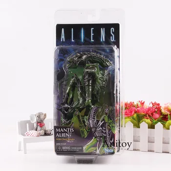 

NECA Alien Action Figure Mantis Alien Queen Face Hugger Warrior Alien Attacker With Comic Book Inside Toy 18.5-21cm KT4676