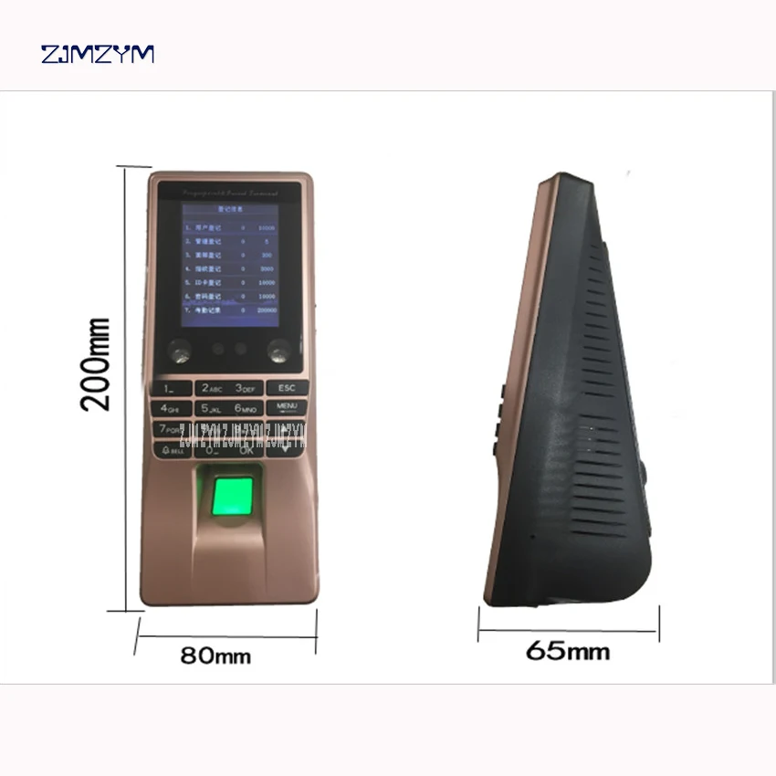 M10 Биометрические лица доступа отпечатков пальцев Управление рабочего времени машины Электрический домофон товара Системы двери замок времени записи