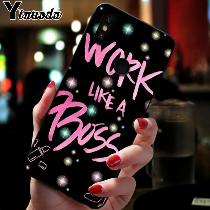 Аксессуары для телефона Yinuoda Boss Girl Lady чехол xiaomi redmi 7 5plus 6pro 6a 4x go note5 note7 note6pro mi8se 9se