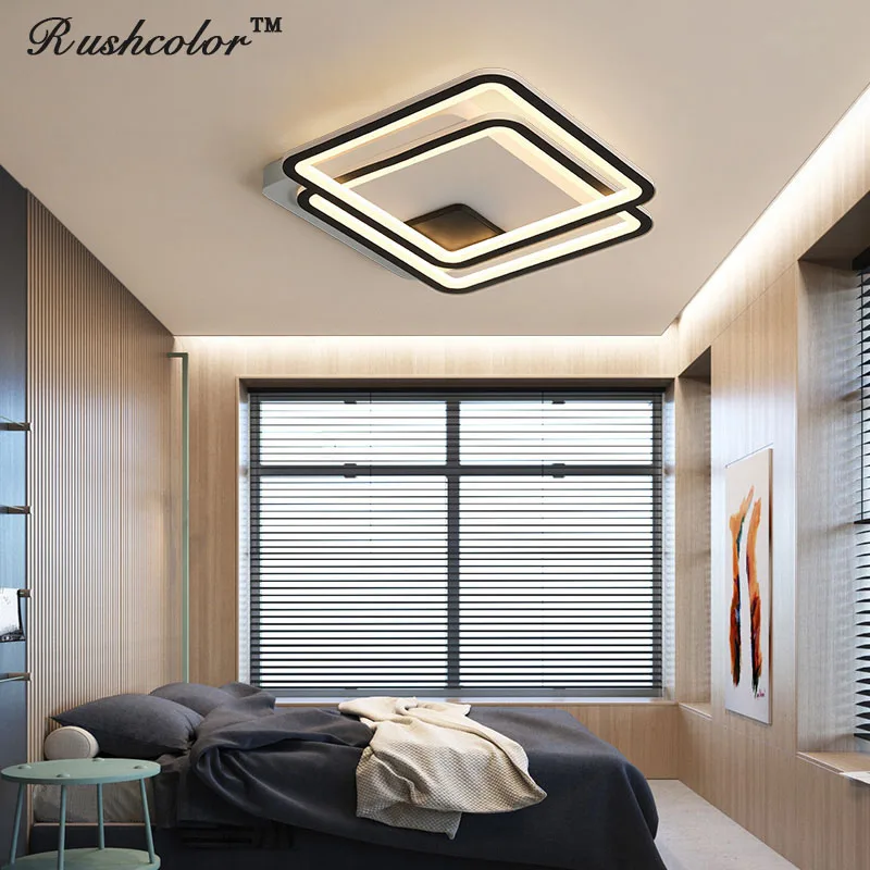 

2019 Modern LED Acrylic ceiling light 54w 70w Bedroom Study room ceiling lights AC90-260V Remote Control ceiling lamp