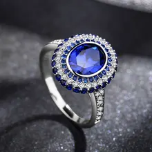 2019 New Luxury ring ring Crystal from Swarovski ring For Women Fashion 925 Jewelry Rings Wholesale