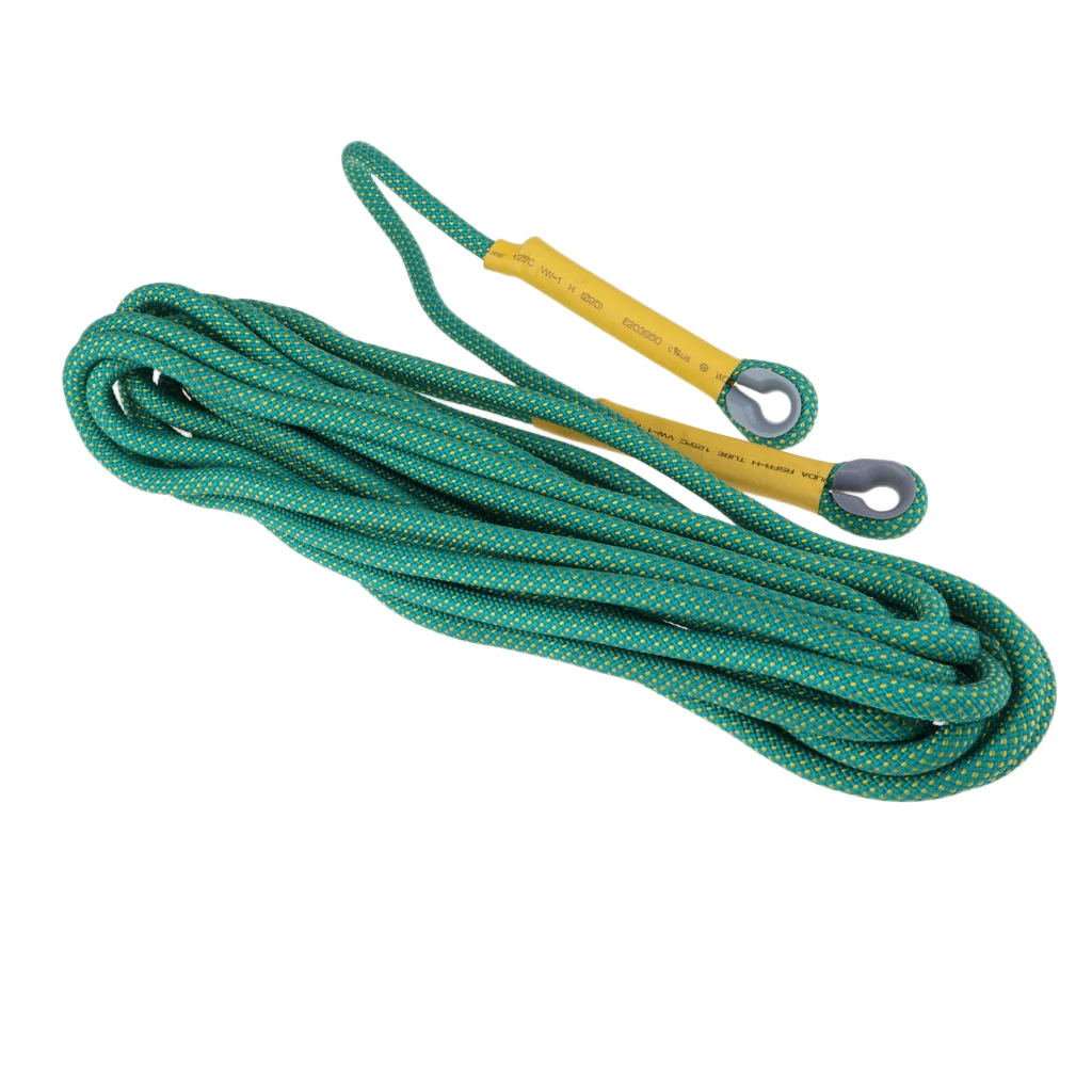 Perfeclan Safety Climbing Rope Cord for Tree Arborist Rappelling Rescue Escape Sling 10 m/33 ft 15KN Rock Climbing Rescue Rope