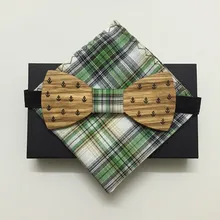 Галстук Для мужчин S выгравировать ручной работы Зебра древесины галстук-бабочка S бабочкой с платок для Для мужчин деревянный галстук-бабочка Свадебный галстук наборы для мужчин S Галстуки